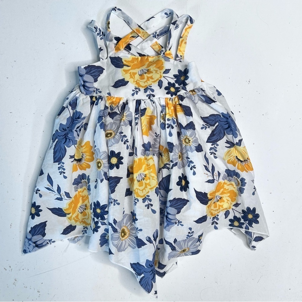 Joie white floral fit and flare dress